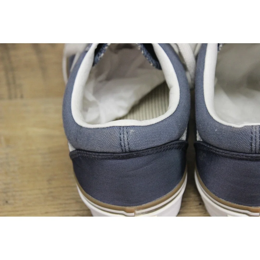 Vans unisex Old Skool canvas satin lace up low top sneakers M8‎ W9.5